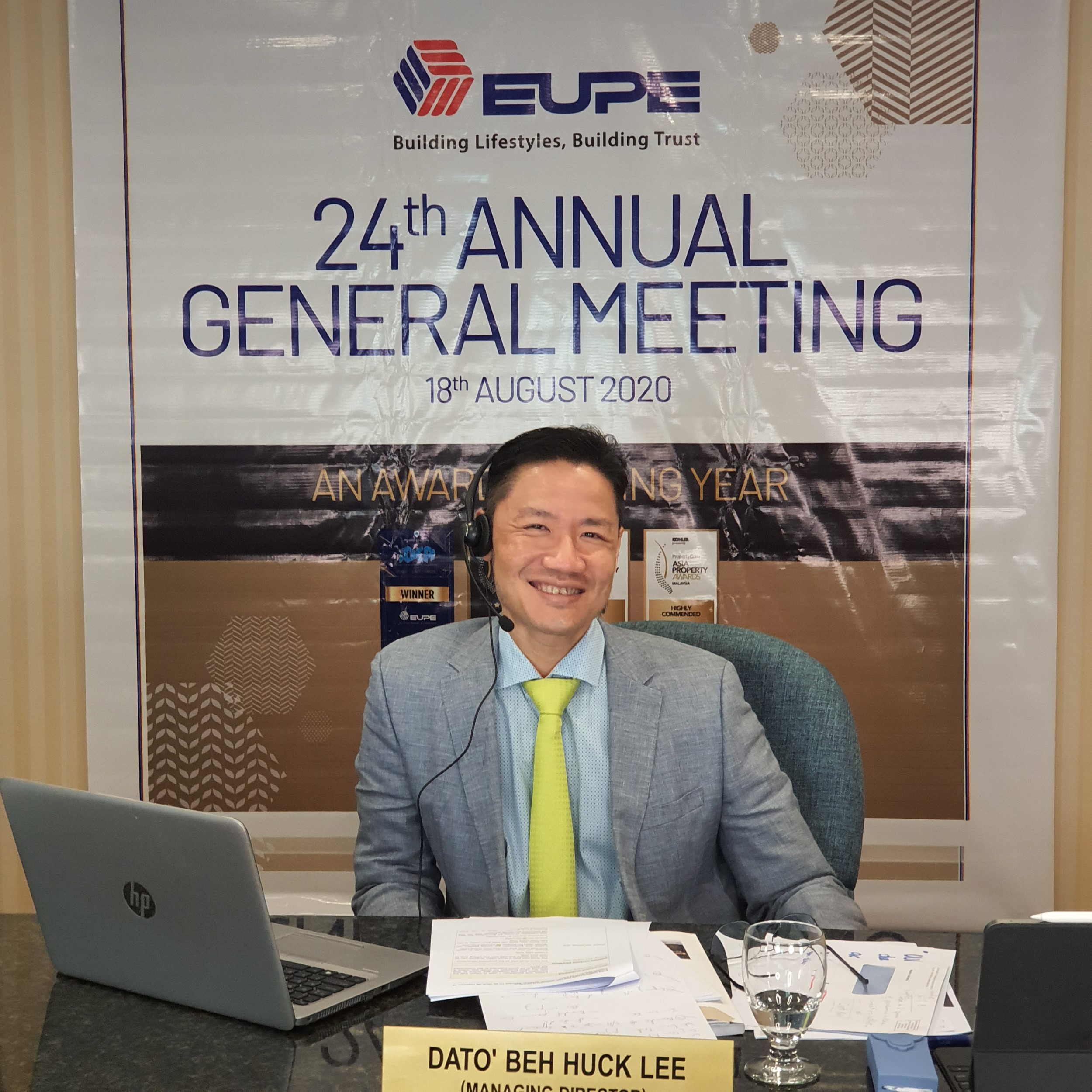 Eupe’s Virtual Annual General Meeting