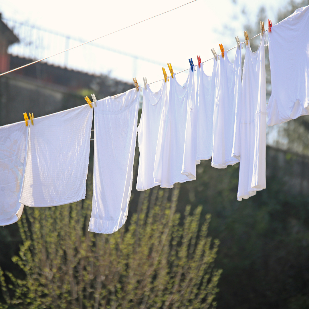 Air drying clothes isn’t just energy-efficient, in our sunny climate, it’s a return to simpler, more sustainable routines.